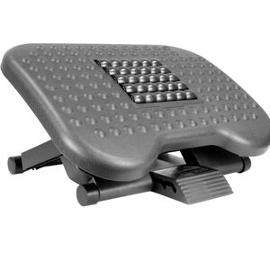 Ergonomic under-desk footrest